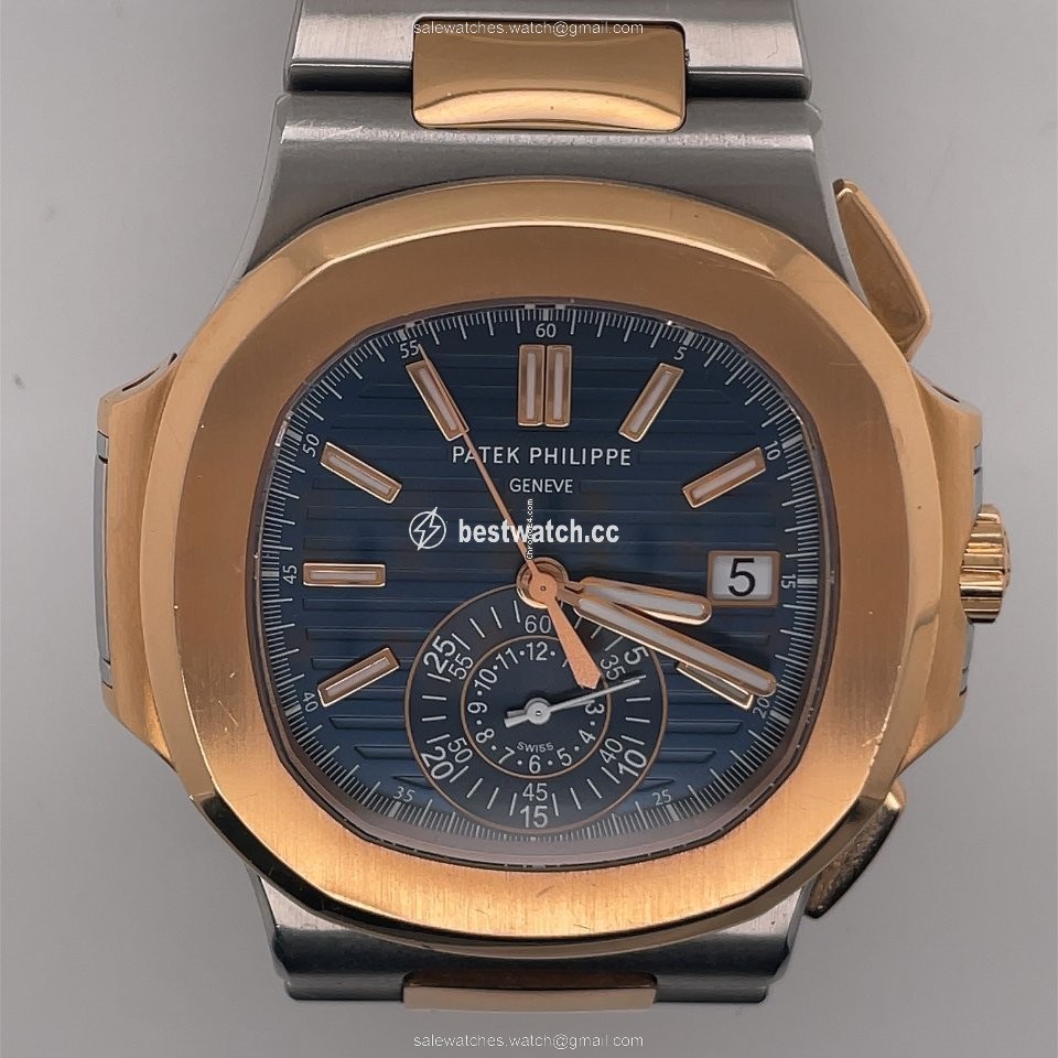 Patek Philippe Nautilus Mens watch Unisex Automatic Gold Steel 5980 1AR-001