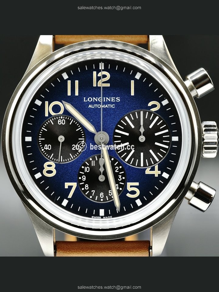 Longines Avigation Mens watch Unisex Automatic Titanium L2.816.19.32