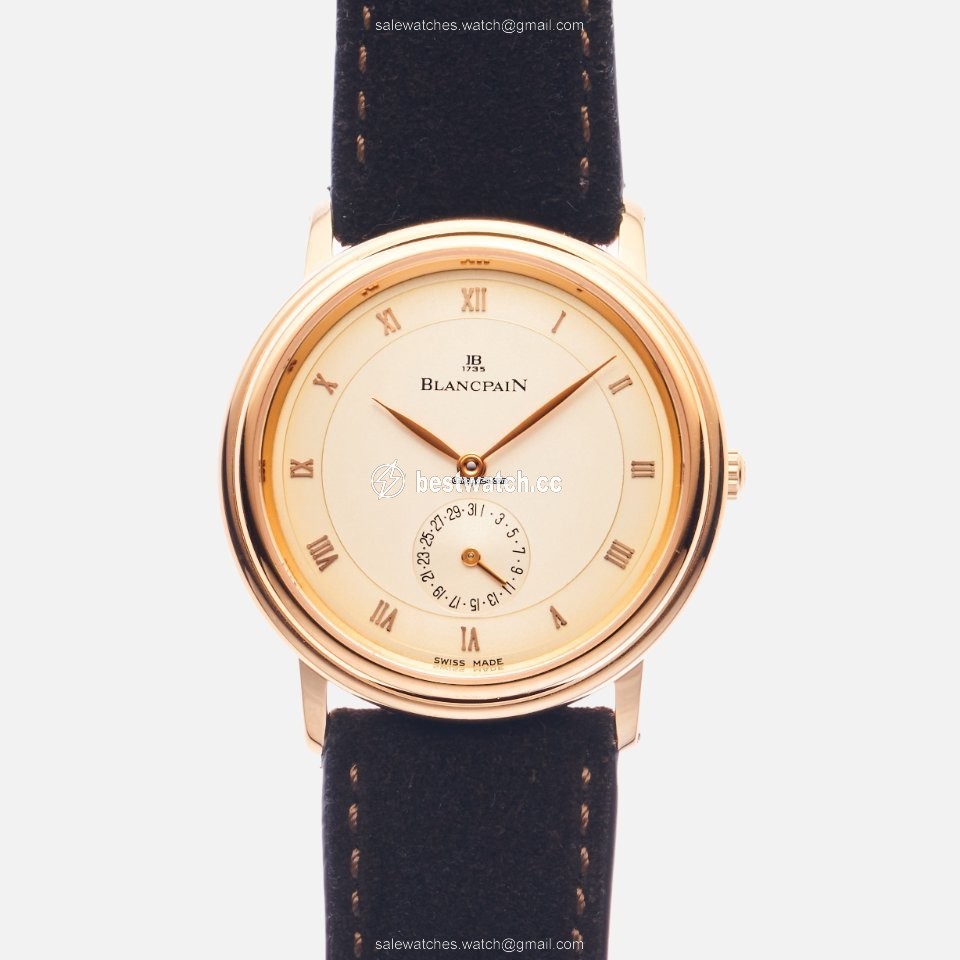 Blancpain Villeret Mens watch Unisex Manual winding Rose gold 4795