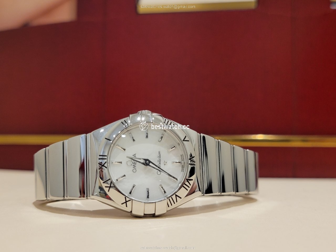 Omega Constellation Quartz Womens watch Quartz Steel 123.10.27.60.05.002