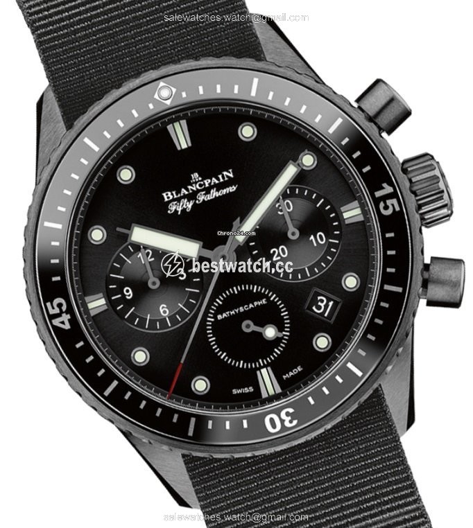 Blancpain Fifty Fathoms Bathyscaphe Mens watch Unisex Automatic Ceramic 5200-0130-NABA
