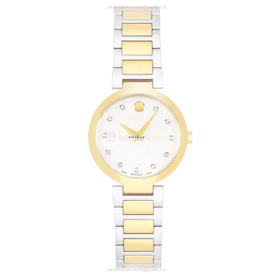 Movado Womens watch Quartz Gold Steel 607103