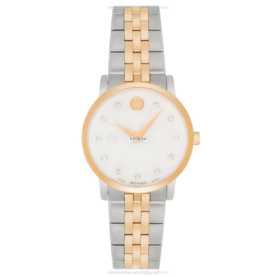 Movado Museum Womens watch Quartz Gold Steel 607209