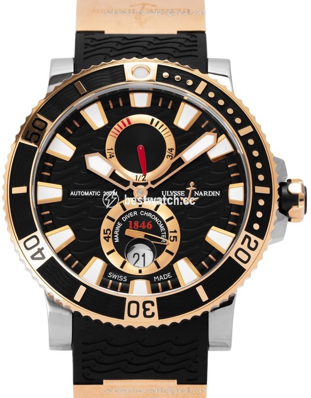 Ulysse Nardin Maxi Marine Diver Mens watch Unisex Automatic Rose gold 265-90-3