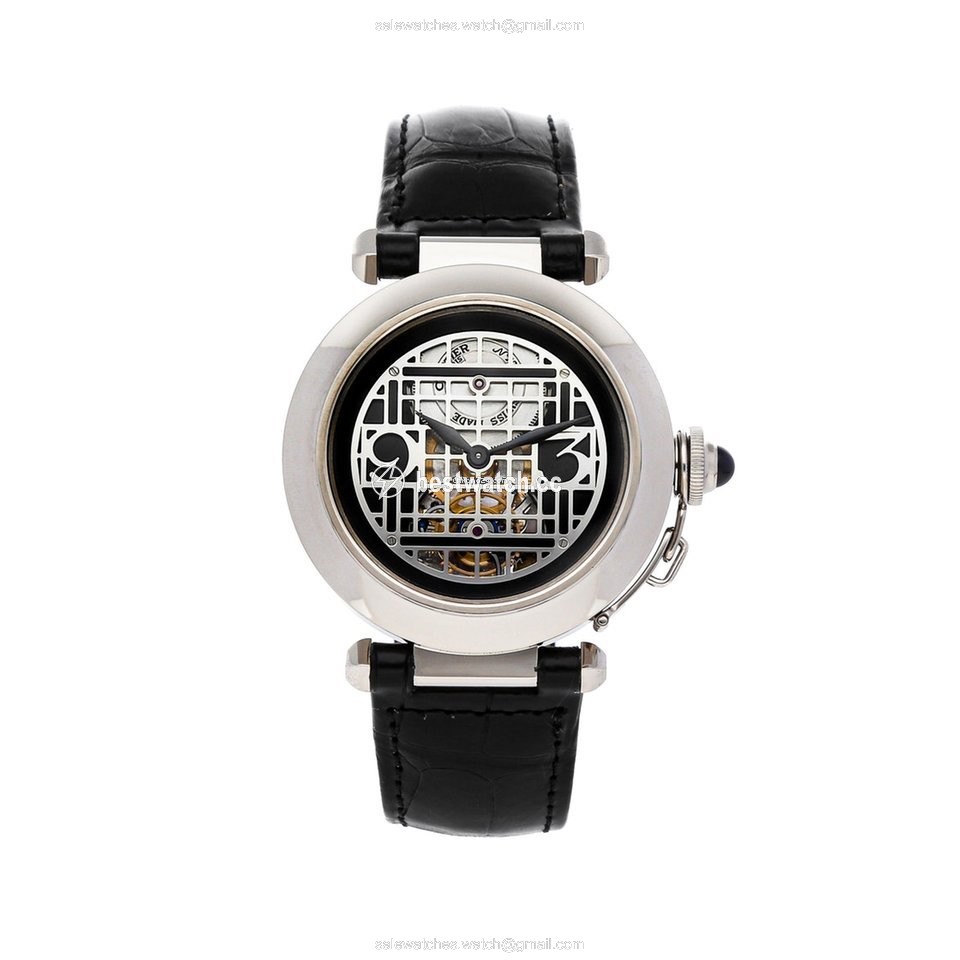 Cartier Pasha Mens watch Unisex Automatic White gold W3017751