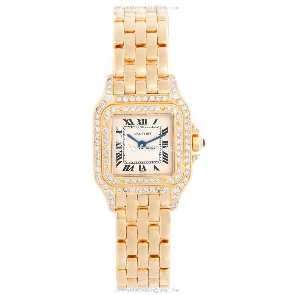 Cartier Panthere Womens watch Quartz Yellow gold WF3070B9
