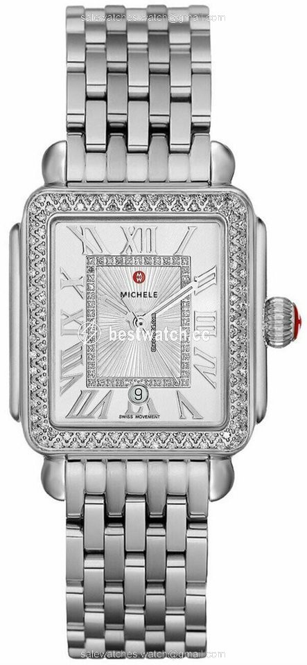 Michele Deco Quartz Steel MWW06G000001