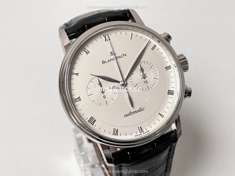 Blancpain Villeret Mens watch Unisex Automatic White gold 4082-1542-55