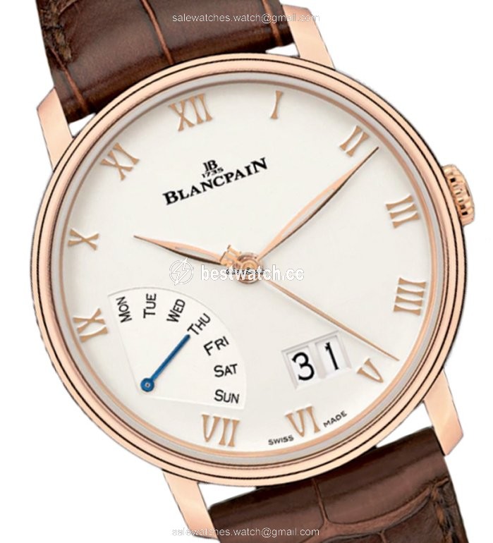 Blancpain Villeret Mens watch Unisex Automatic Red gold 6668-3642-55B