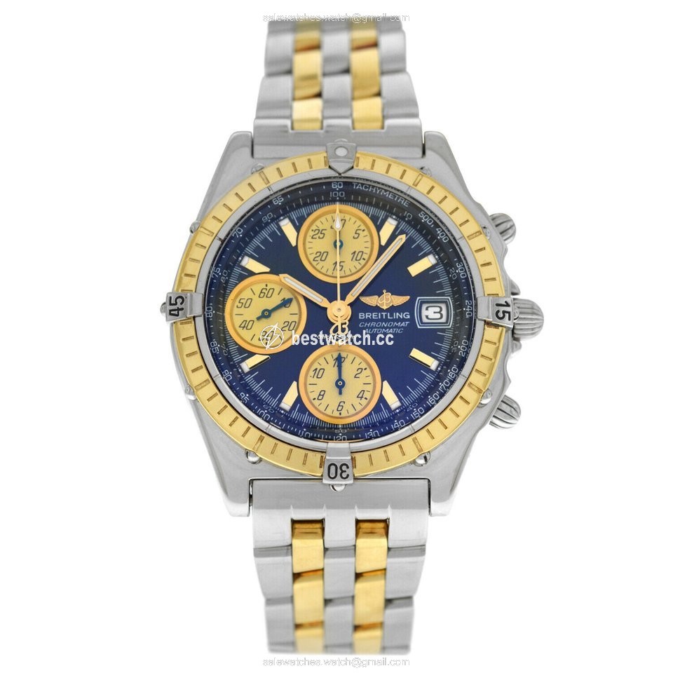 Breitling Mens watch Unisex Automatic Gold Steel D13050.1
