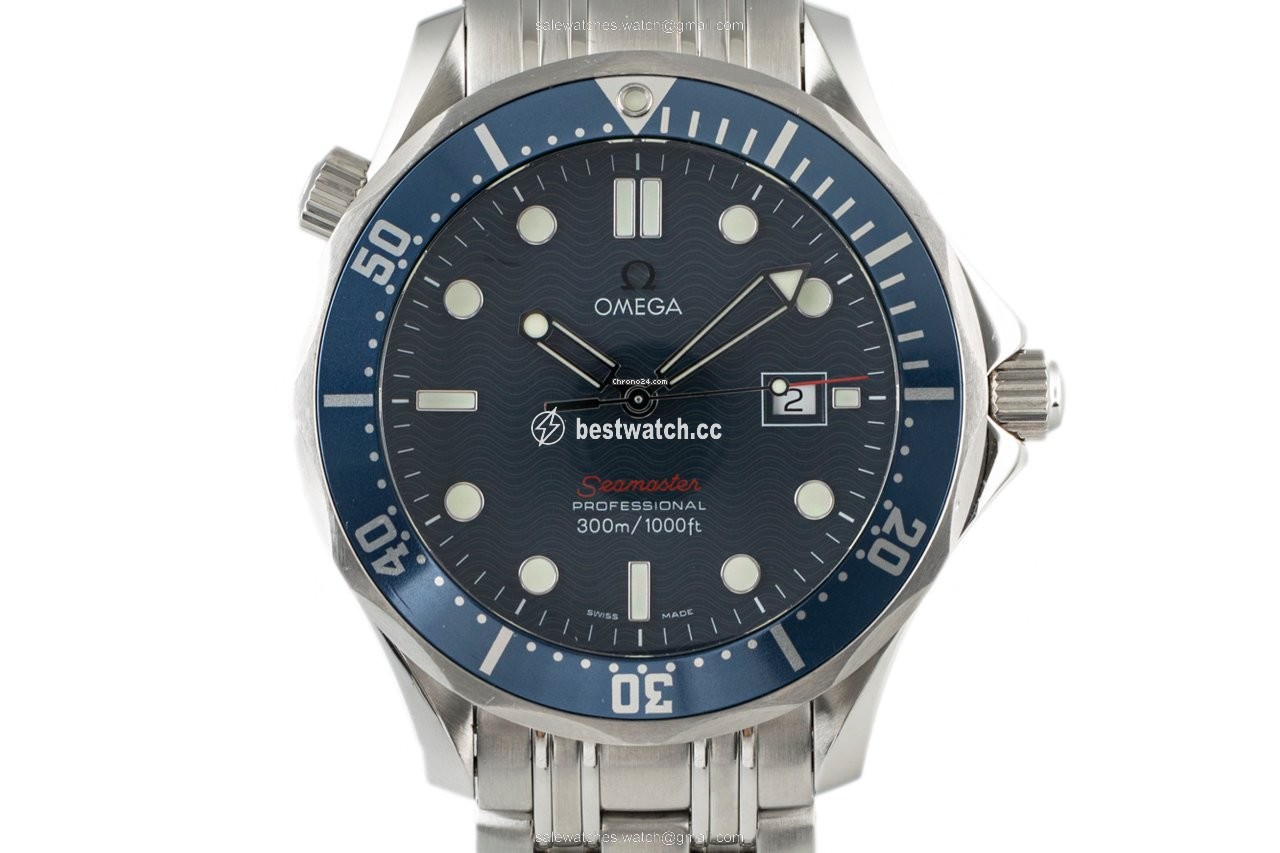 Omega Seamaster Diver 300 M Mens watch Unisex Quartz Steel 2221.80.00