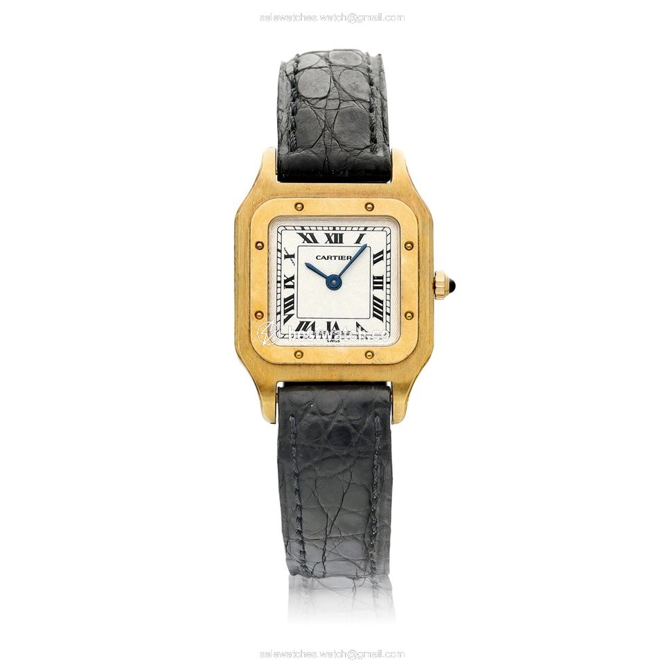 Cartier Santos Mens watch Unisex Manual winding Yellow gold 1045