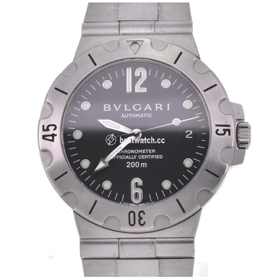 Bulgari Diagono Mens watch Unisex Automatic Steel SD38S