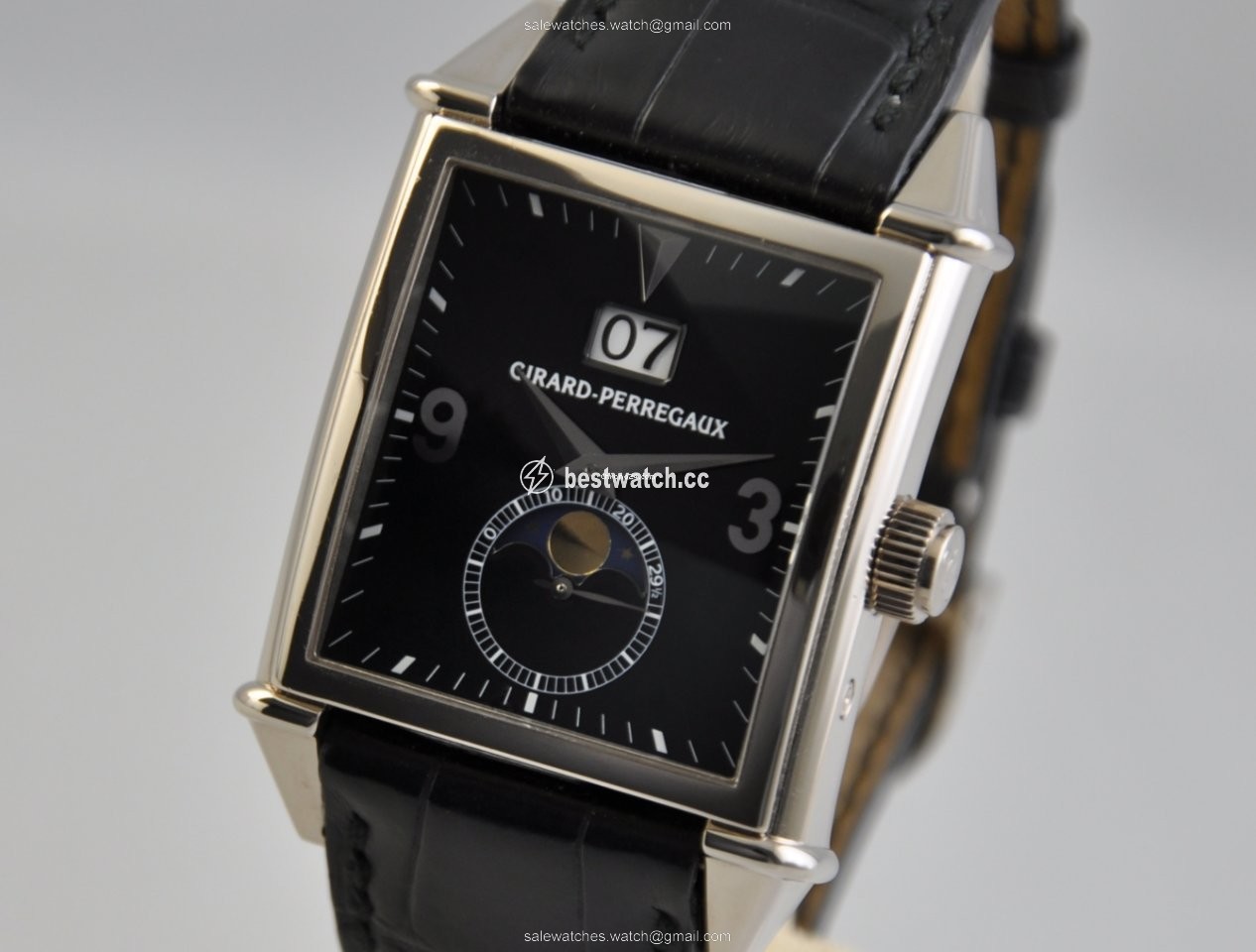 Girard Perregaux Vintage 1945 Mens watch Unisex Automatic White gold 2580