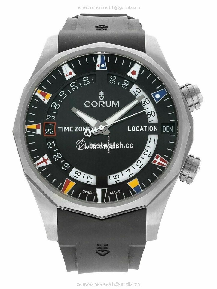 Corum Admirals Cup Mens watch Unisex Automatic Titanium 637.101.04 F371 AN02