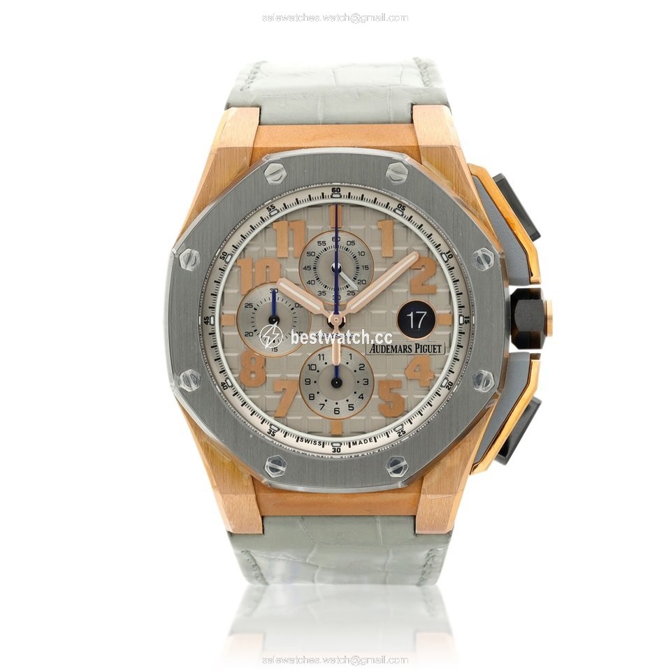Audemars Piguet Royal Oak Offshore Chronograph Mens watch Unisex Automatic Rose gold 26210OI
