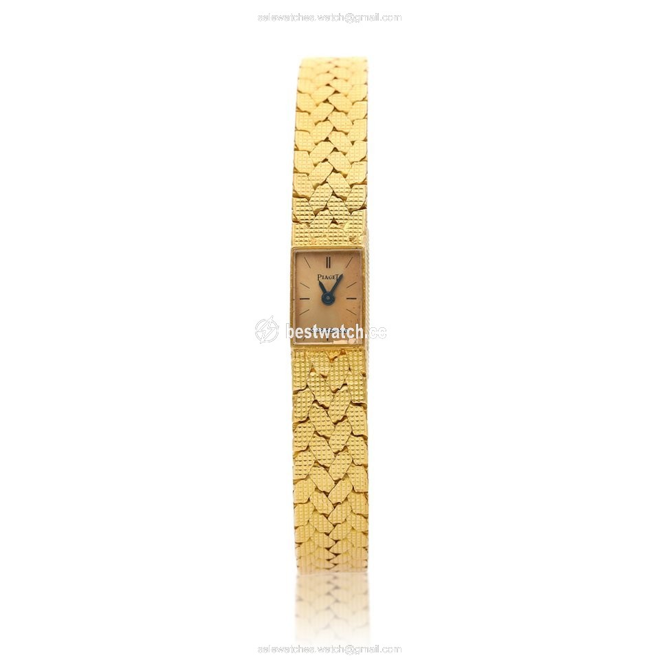Piaget Mens watch Unisex Manual winding Gold Steel 1201 P