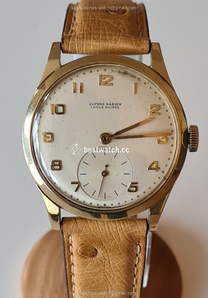 Ulysse Nardin Mens watch Unisex Manual winding Yellow gold 6034-13