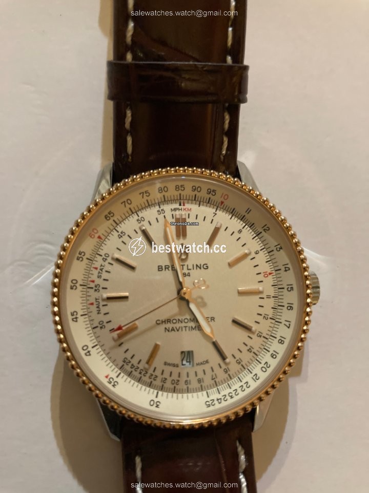 Breitling Navitimer Mens watch Unisex Automatic Gold Steel U17326211G1P1