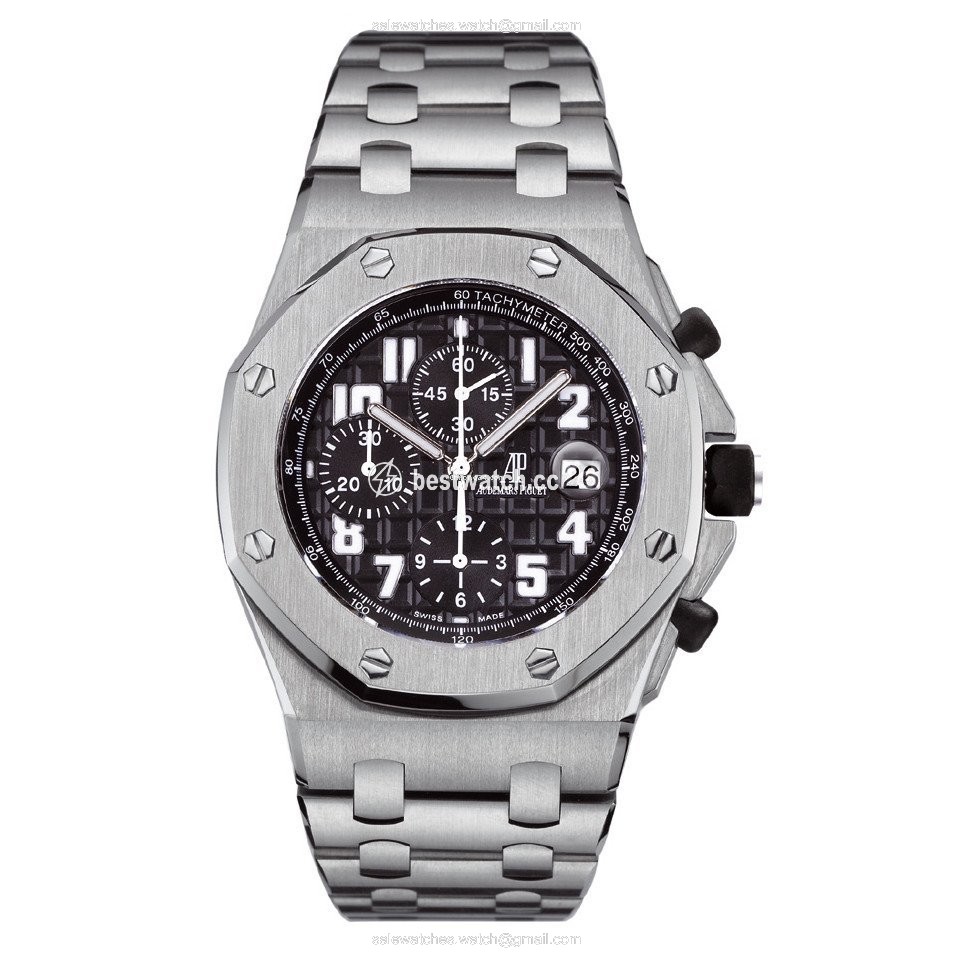 Audemars Piguet Royal Oak Offshore Chronograph Mens watch Unisex Manual winding Steel 225721ST.OO.1000ST.08