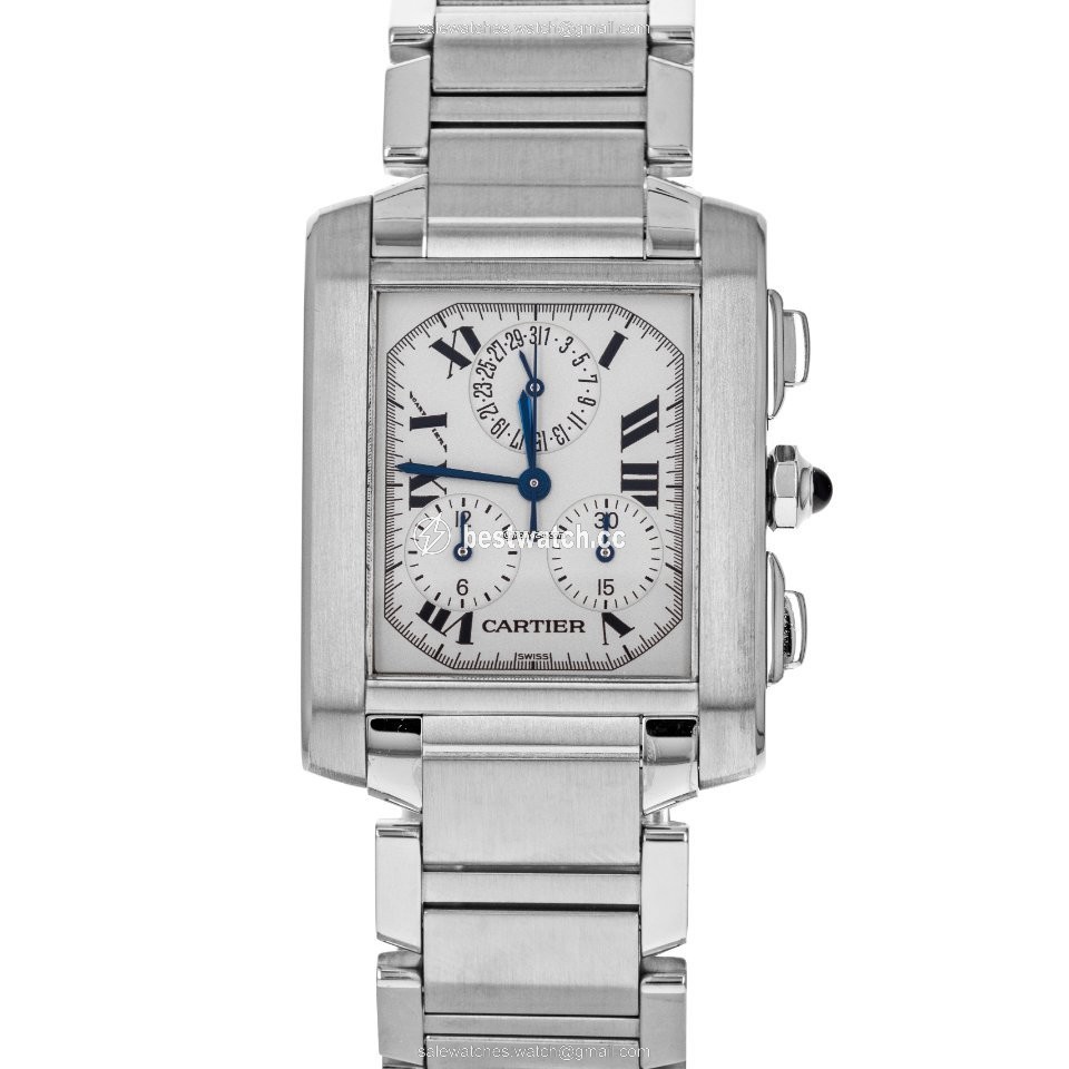 Cartier Tank Francaise Mens watch Unisex Quartz Steel W51001Q3  2303