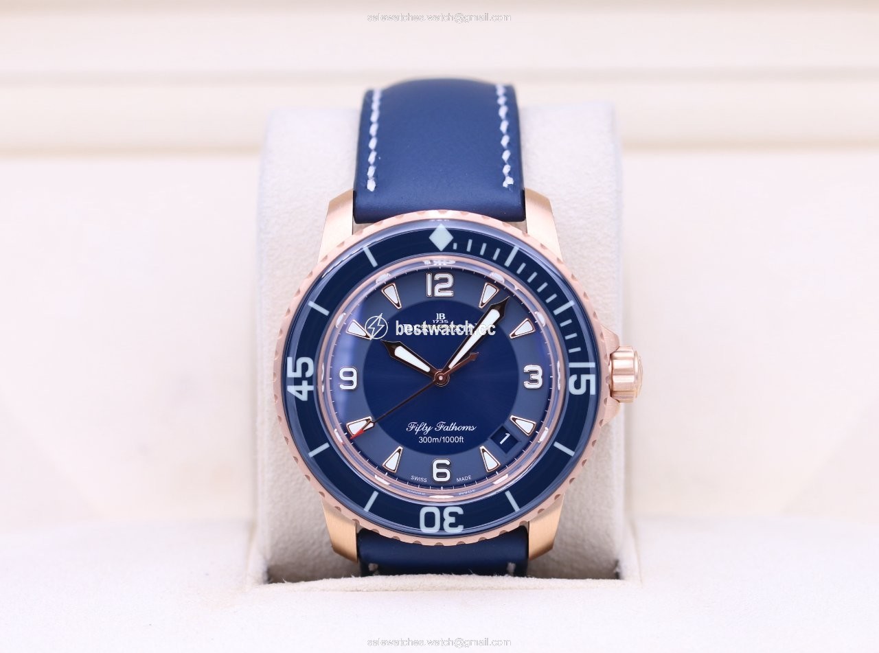 Blancpain Fifty Fathoms Mens watch Unisex Automatic Rose gold 5015-3603C-63B