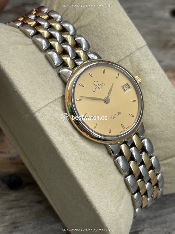 Omega De Ville Womens watch Quartz Gold Steel 796.2379