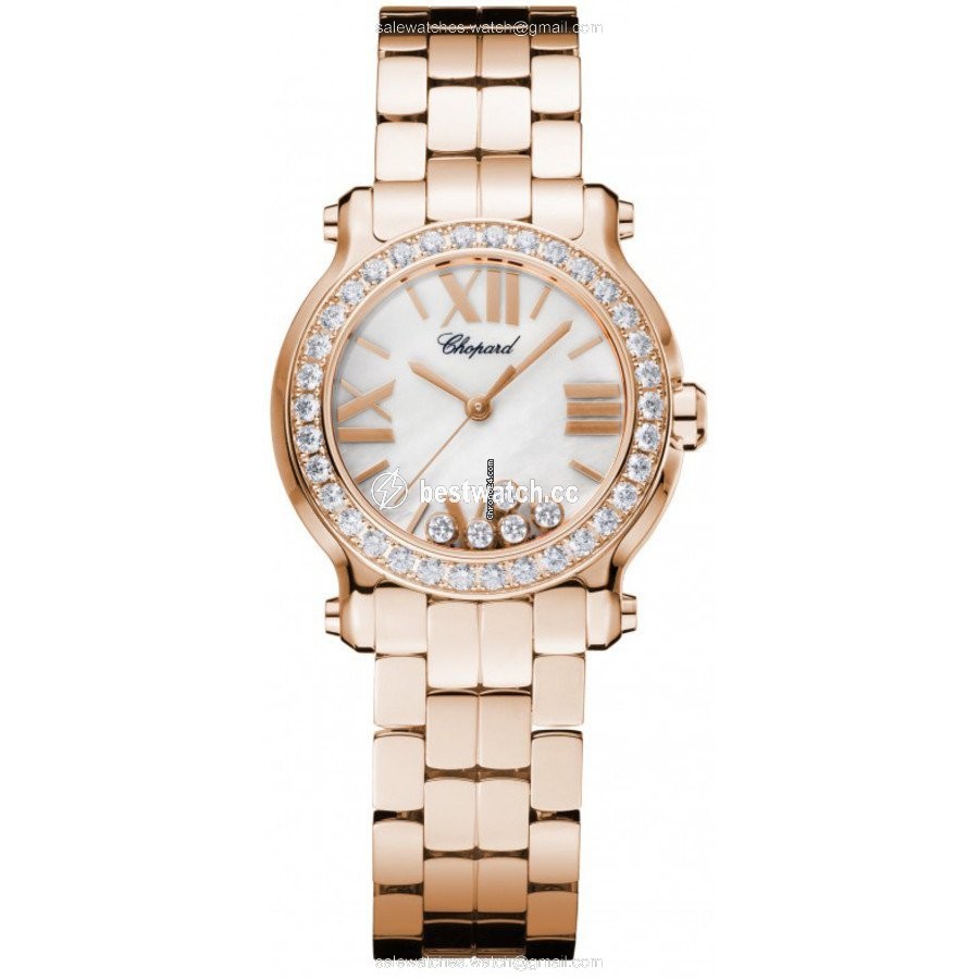 Chopard Happy Sport Mens watch Unisex Automatic Rose gold 274189-5007