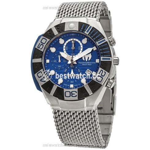 Technomarine Black Reef Mens watch Unisex Quartz Steel TM-519002