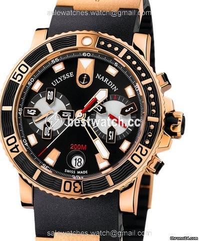 Ulysse Nardin Maxi Marine Diver Mens watch Unisex Automatic Rose gold 8006-102-3A 92