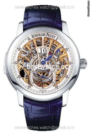 Audemars Piguet Jules Audemars Mens watch Unisex Manual winding Platinum 26356PT.OO.D028CR.01