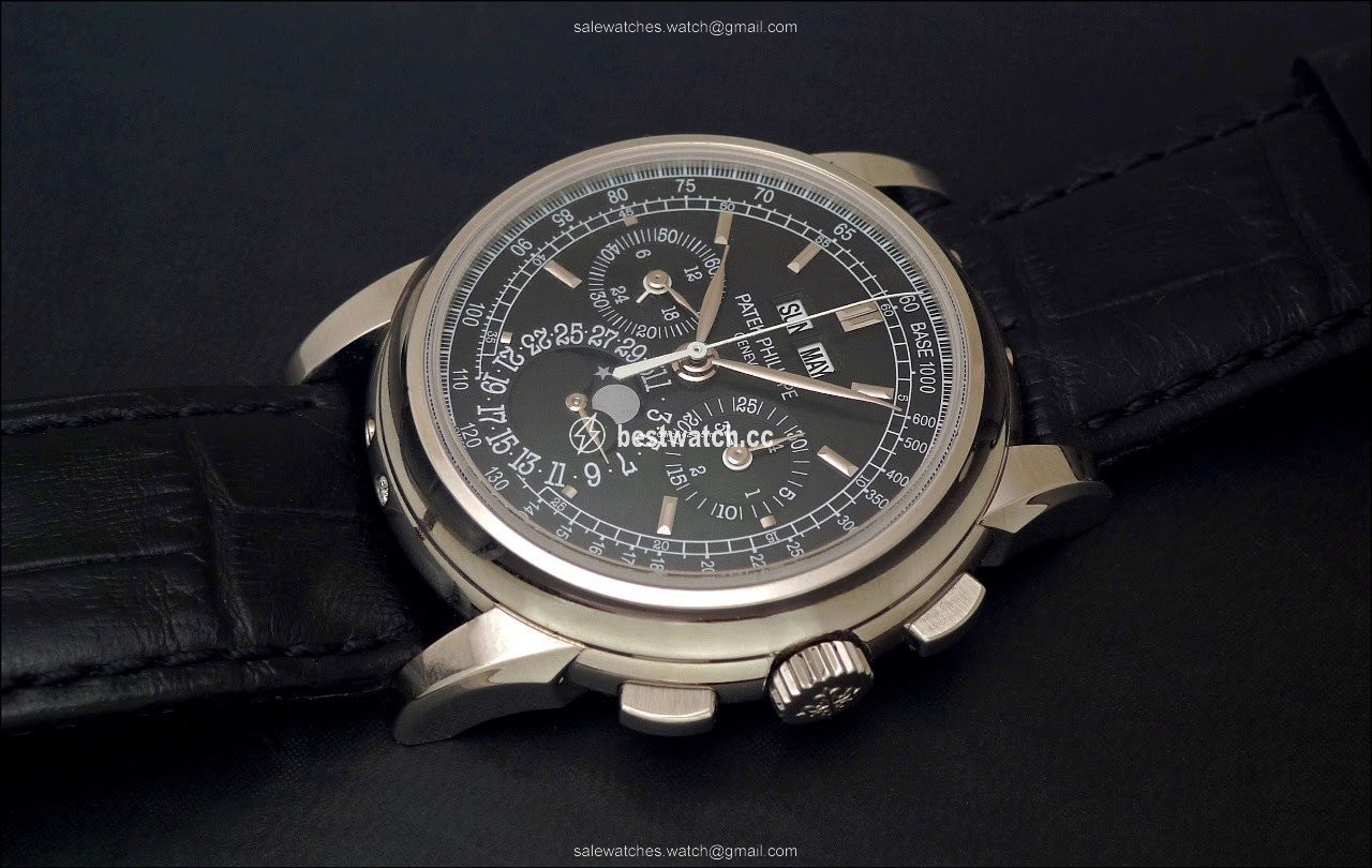 Patek Philippe Perpetual Calendar Chronograph Manual winding Platinum 5970P