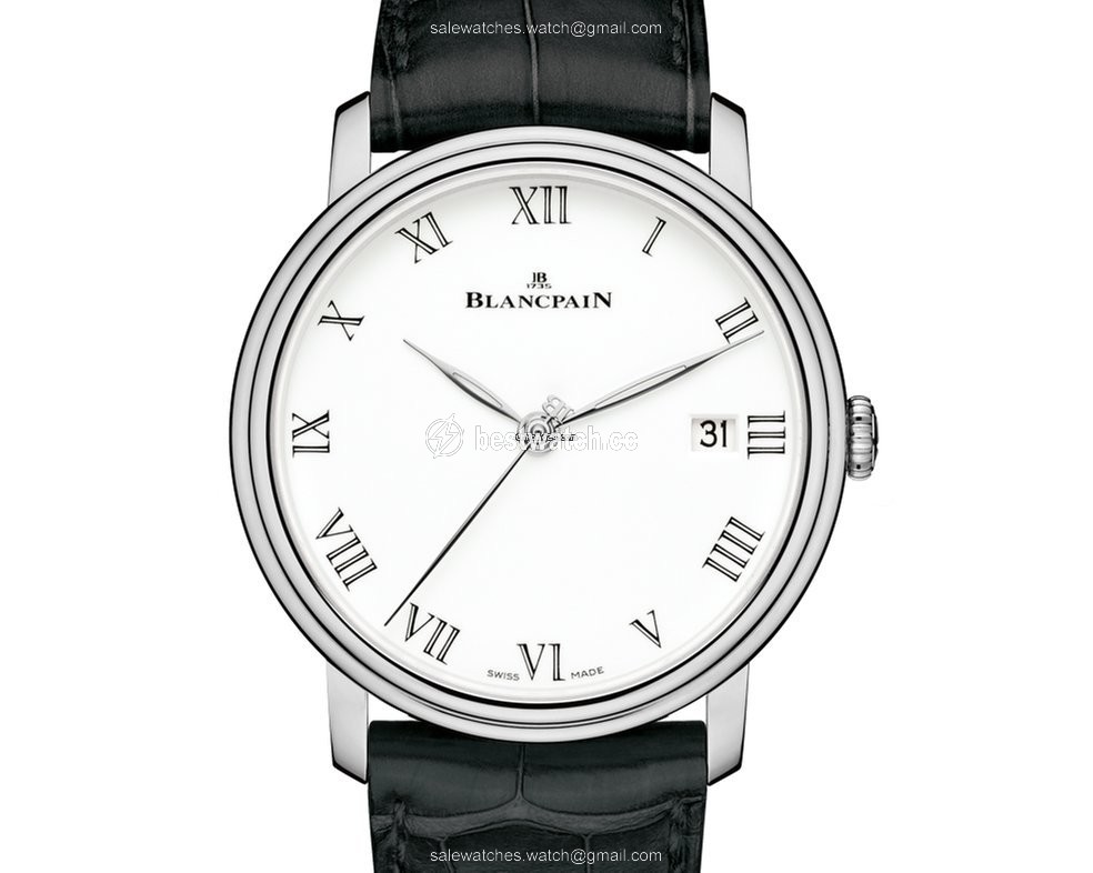 Blancpain Villeret Mens watch Unisex Automatic White gold 6630-1531-55B