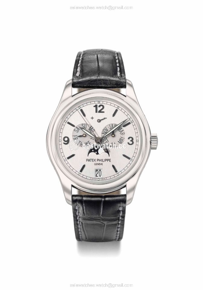 Patek Philippe Annual Calendar Mens watch Unisex Automatic White gold 5250G