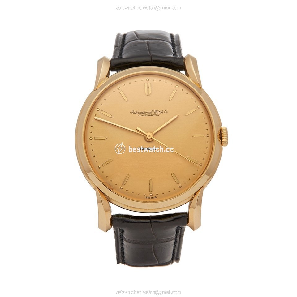 IWC Mens watch Unisex Manual winding Yellow gold Cal.89