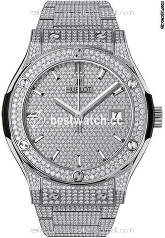Hublot Classic Fusion 45, 42, 38, 33 mm Mens watch Unisex Automatic Titanium 542.NX.9010.NX.3704