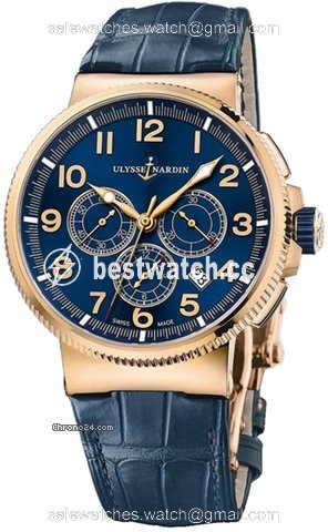 Ulysse Nardin Marine Chronograph Mens watch Unisex Automatic Rose gold 1506-150.63