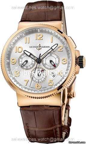 Ulysse Nardin Marine Chronograph Mens watch Unisex Automatic Rose gold 1506-150.61