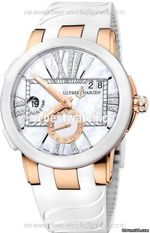 Ulysse Nardin Executive Dual Time Lady Womens watch Automatic Rose gold 246-103-391