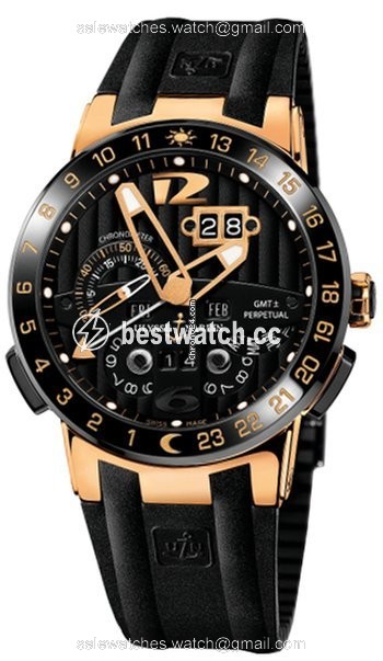 Ulysse Nardin El Toro  Black Toro Mens watch Unisex Automatic Rose gold 326-03-3