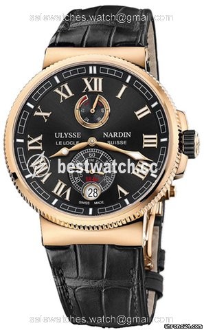 Ulysse Nardin Marine Chronometer Manufacture Mens watch Unisex Automatic Rose gold 1186-126.42