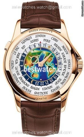 Patek Philippe World Time Mens watch Unisex Automatic Rose gold 5131R