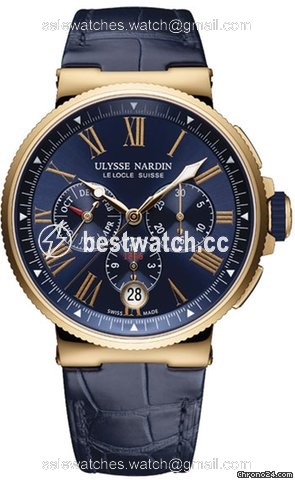 Ulysse Nardin Marine Chronograph Mens watch Unisex Automatic Rose gold 1532-150-43