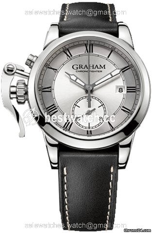 Graham Chronofighter 1695 Mens watch Unisex Automatic Silver 2CXAY.S05A