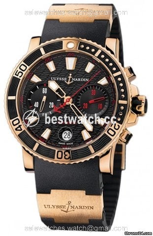 Ulysse Nardin Maxi Marine Diver Mens watch Unisex Automatic Rose gold 8006-102-3A.926