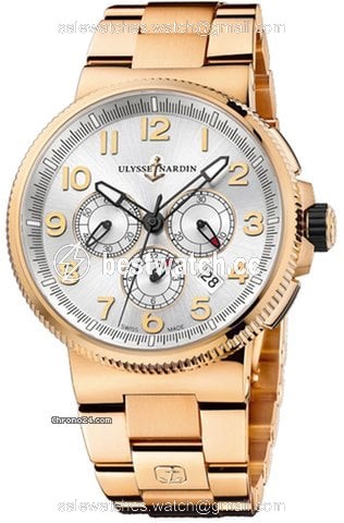 Ulysse Nardin Marine Chronograph Mens watch Unisex Automatic Rose gold 1506-150-8M.61