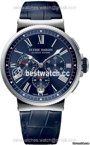 Ulysse Nardin Marine Chronograph Mens watch Unisex Automatic Steel 1533-150-43