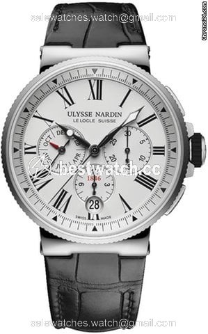 Ulysse Nardin Marine Chronograph Mens watch Unisex Automatic Steel 1533-150-40