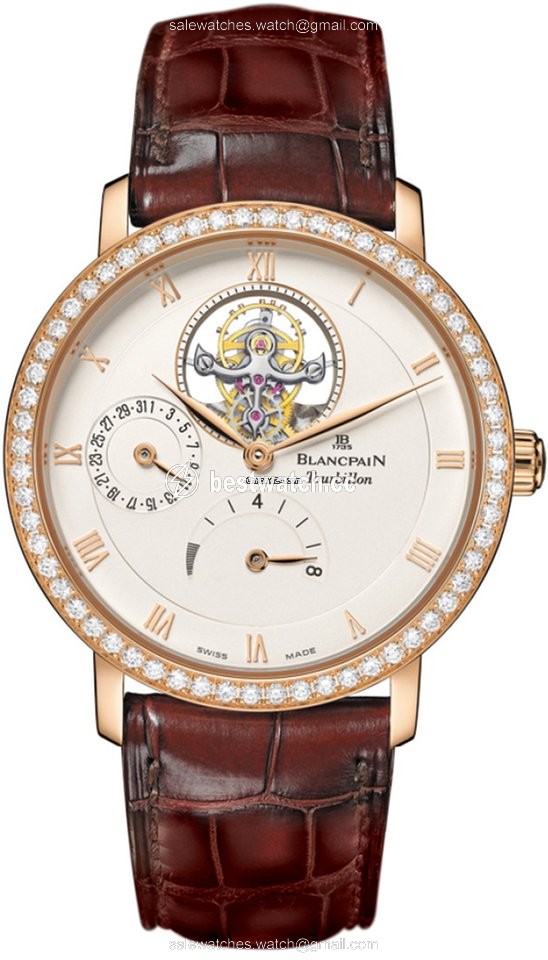Blancpain Villeret Mens watch Unisex Automatic Rose gold 6025-2942-55b