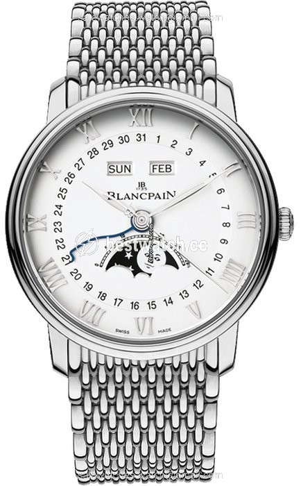 Blancpain Villeret Quantieme Complet Mens watch Unisex Automatic Steel 6654-1127-mmb